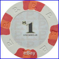 Set of (564) China Clay Poker Chips 9-gram Clay Composite Casino Style 40mm
