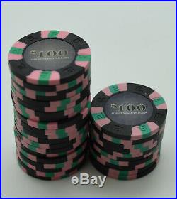 Set of (564) China Clay Poker Chips 9-gram Clay Composite Casino Style 40mm