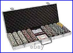 Showdown Poker Chips Set 500 Heavyweight (13.5-Gram) Clay Composite Chips