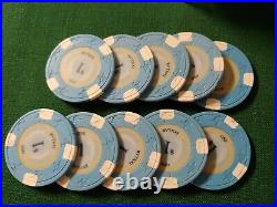Sidepot BCC Protege Clay Poker Chips 100/$1 100/$5 Rare Discontinued 2 Racks