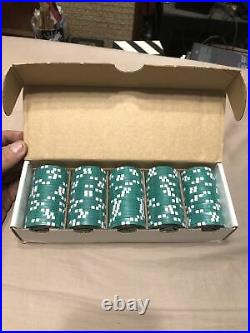 Sidepot BCC Protege Clay Poker Chips 100/$25 New Sealed