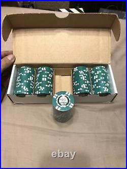 Sidepot BCC Protege Clay Poker Chips 100/$25 New Sealed