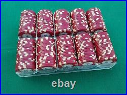 Sidepot BCC Protege Clay Poker Chips 200/$5 Rare Discontinued 2 Racks