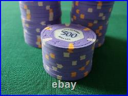 Sidepot BCC Protege Clay Poker Chips 48/$500 Rare Discontinued