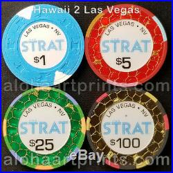 Strat Stratosphere Casino $1 BRAND NEW Uncirculated Mint Paulson Clay Poker Chip