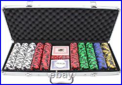 Versa Games 500pc Roman Times Clay Poker Chips Set 9.5g Pure Poker