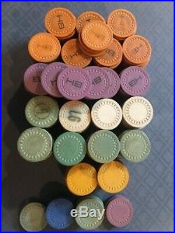Vintage Clay Poker chips Hub Mold, Dot Mold, X mold 444 chips