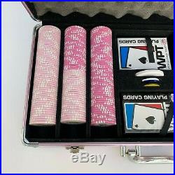 World Poker Tour 300 Clay Chip Set Rose Gold Limited Edition Rare Pink WPT EPT