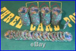 X 100 PRESIDENT CASINO NY 25 Paulson Clay Poker Chip Jeton Casino Token