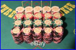 X 400 SET NATIVE LIGHT Paulson Clay Poker Chip Jeton Casino Token