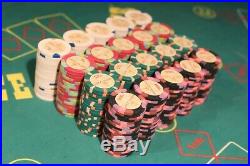 X 400 SET NATIVE LIGHT Paulson Clay Poker Chip Jeton Casino Token